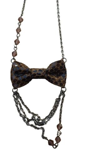 Collier Long Noeud Papillon