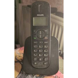 Combiné téléphonique supplémentaire Philips cd155 black noir negro avec son bloc de rechargement pour compléter une installation existante ou remplacer un matériel défectueux complet original genuine