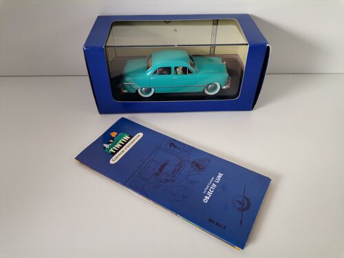 La Ford Custom D'Objectif Lune Tintin Moulinsart 1/43 Neuve-Moulinsart