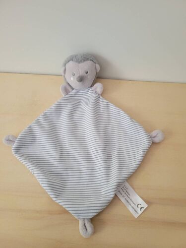 Doudou hérisson gris rayé cad c.a.d