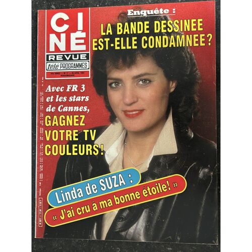 Cine Tele Revue 1984 04 26 N° 17 Linda De Suza - La Bd Est-Elle Condamnée ? Poster Allan Quaterman