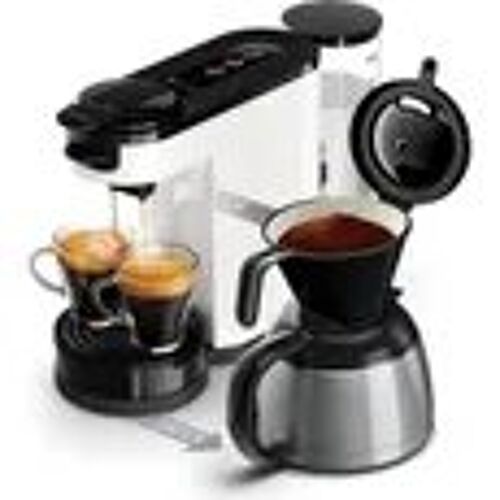 Cafetière à dosette - PHILIPS - SENSEO - HD6592/05 - Switch 2-en-1 dosette & filtre - Blanc