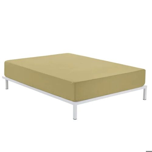 Drap Housse Alexandra House Living Marron Clair 150 X 190/200 Cm
