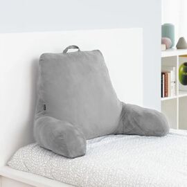 Coussin De Lecture Avec Accoudoirs - Innovagoods - Huglow - Gris - 90x45x20 Cm - Ergonomique