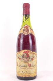 1982 - Beaujolais Villages - Jean Terrier - Rouge - Beaujolais