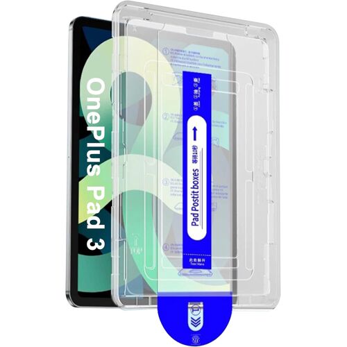 KALANKA-Film de protection d'écran pour OnePlus Pad 3 en verre blindé, élimination de la poussière automatique, 1 film de protection d'écran ultra transparent, dureté 9H, anti-rayures, sans bulles