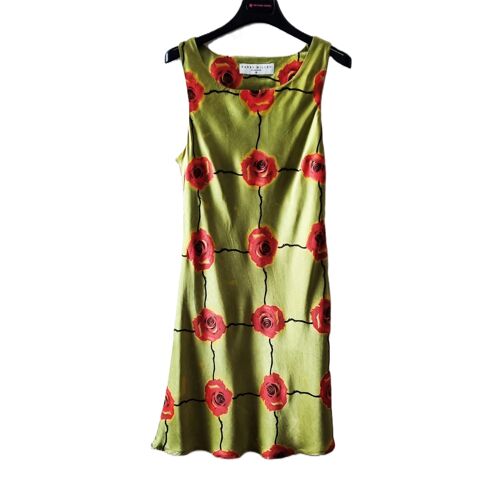 Robe Karen Millen Taille 34 Multicolore Motifs Fleurs Doublée