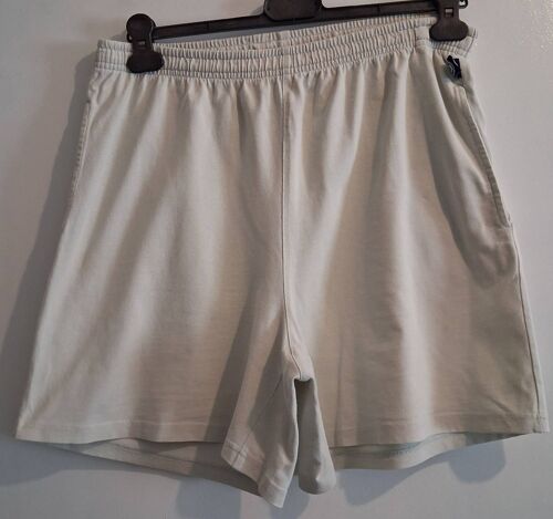 Short De Sport Basic Decathlon Écru