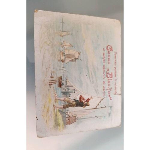 Gravure Publicitaire Ancienne, Chromo, Cacao Blooker