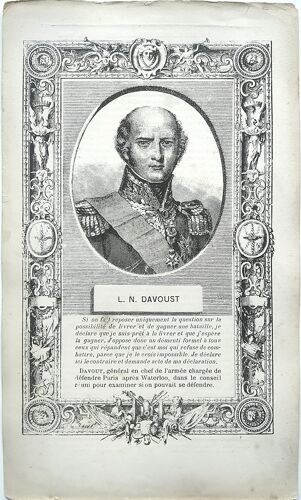 Gravure Ancienne - Davoust