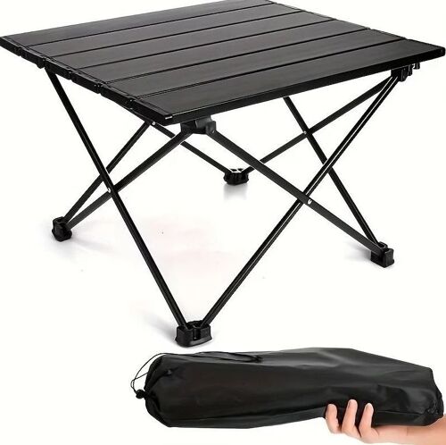 Table De Camping Pliante En Aluminium Avec Pochette De Transport , Neuf