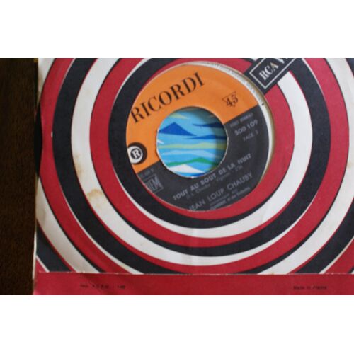 Jean Loup Chauby La Tour De Mare 2.47/Tout Au Bout De La Nuit 2.34 45t Ricoardi