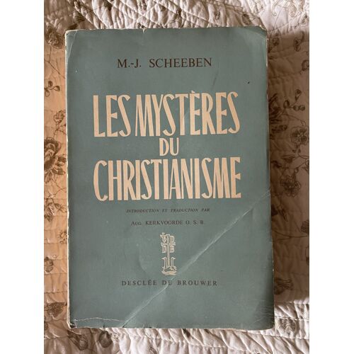 Les Mystères Du Christianisme, Mj Scheeben, Desclée De Brouwer