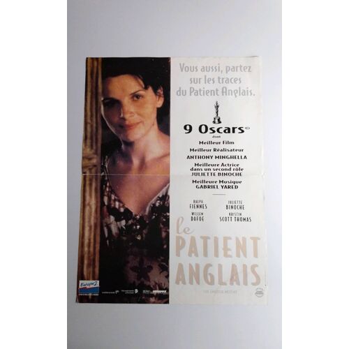 Le Patient Anglais Affiche Cinema Originale 40x55
