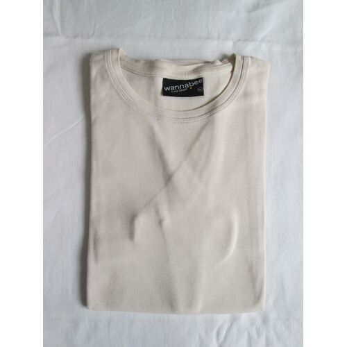 Tee-Shirt Beige Uni Femme Taille L/Xl