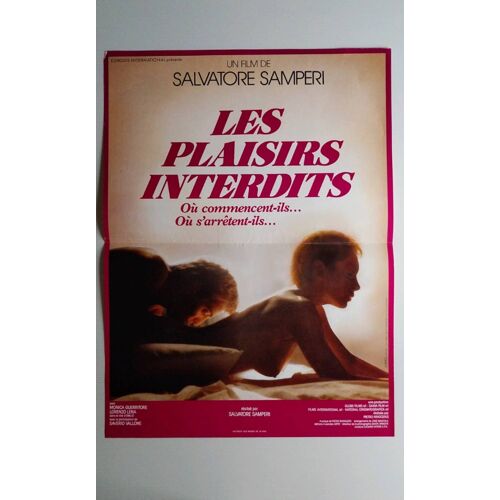 Les Plaisirs Interdits Affiche Cinema Originale 40x55
