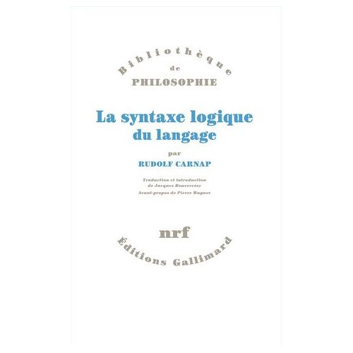 La Syntaxe Logique Du Langage
