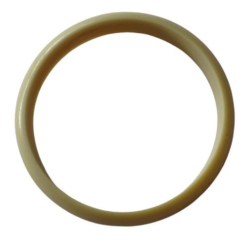 Bracelet Jonc Vintage Couleur Ivoire / Crème – Diamètre 6,2 Cm