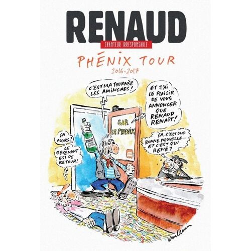 Renaud Sechan Phenix Tour Programme 2016-2017 Chanteur Responsable