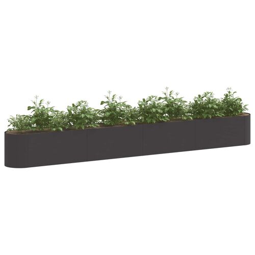Vidaxl Jardin Surélevé Noir 360 X 40 X 40 Cm