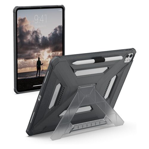 UAG Coque tablette Scout iPad Pro 13 (2025) M5 / (2024) M4 Ash