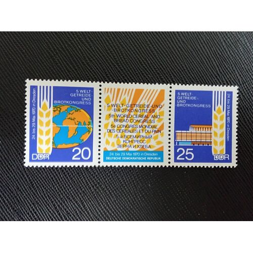 Timbre Allemagne / Rda Y T 1207 A Congrès Mondial Des Céréales Et Du Pain, Dresde 1970 (110510 )