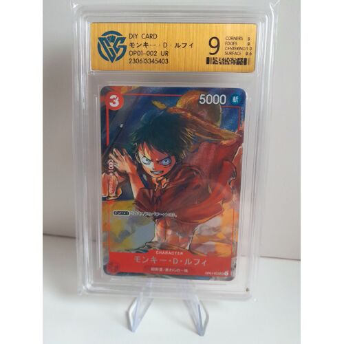 Carte Gradée Luffy One Piece Fan Art Ccg