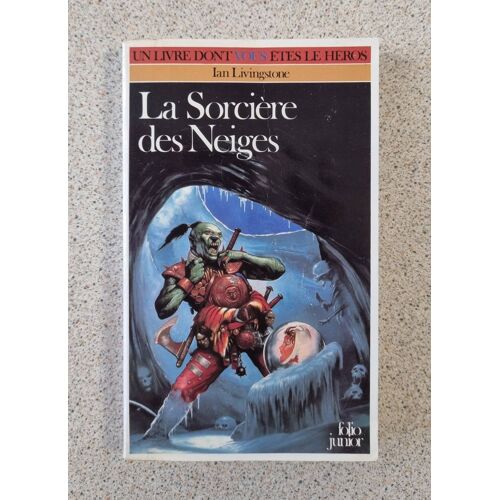 Livre Dont Vous Êtes Le Héros - La Sorcière Des Neiges (Sans Logo) - Défis Fantastiques