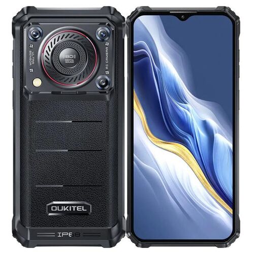 Oukitel WP36 Pro 6.52" Double SIM hybride Android 14 4G USB Type-C 6 Go 256 Go 10600 mAh Noir
