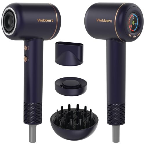 Webber 05hd-1698 Sèche-Cheveux 1600 W Marine Et Or
