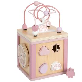 Cube de motricité rose