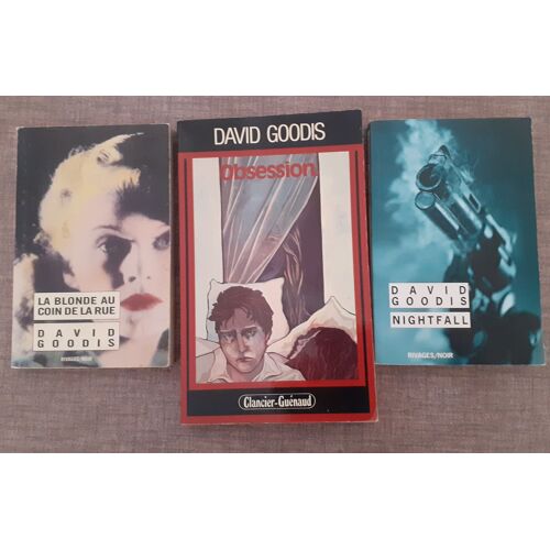 1 Lot De 3 Livres De David Goodis