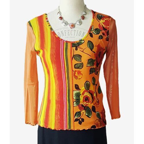 T-Shirt Georges Franck Taille 36/38 Multicolore Doublé Tbe