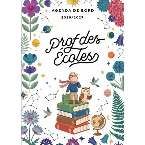 Agenda De Bord 2026/2027 Professeur Des Écoles - Carnet De Bord A4 Pour Les Enseignants