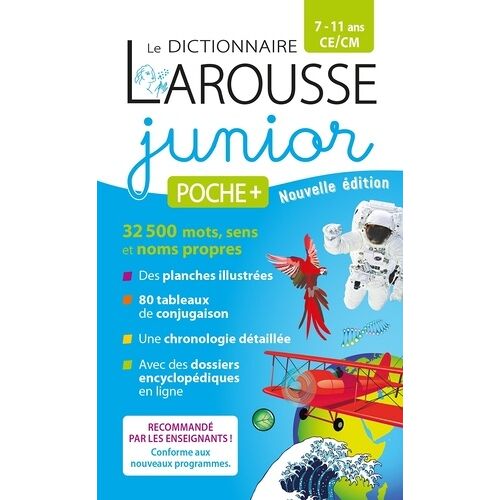 Le Dictionnaire Larousse Junior Poche Plus