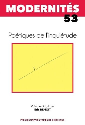 Poétiques De L'inquiétude