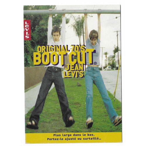 Carte Postale Jean Levi'S Boot Cut Original 70'S , Légèrement Évasé Dans Le Bas , Se Porte Ajusté Ou Surtaillé