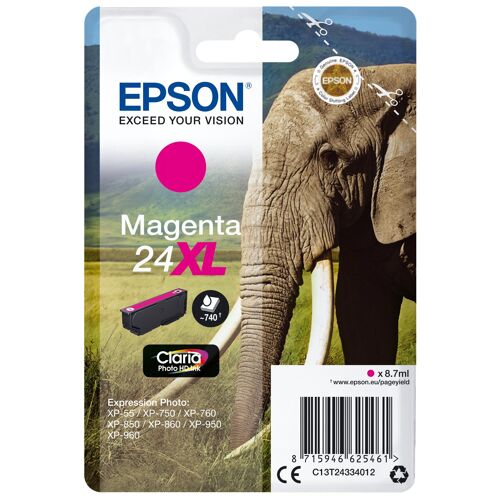 Epson Elephant Cartouche "Eléphant" - Encre Claria Photo HD M (XL)
