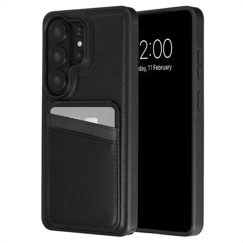 imoshion Coque arrière avec porte-cartes et support Samsung Galaxy S26 Ultra Noir