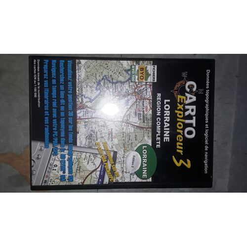 Carto Exploreur 3 Lorraine Région Complète /Édition 2