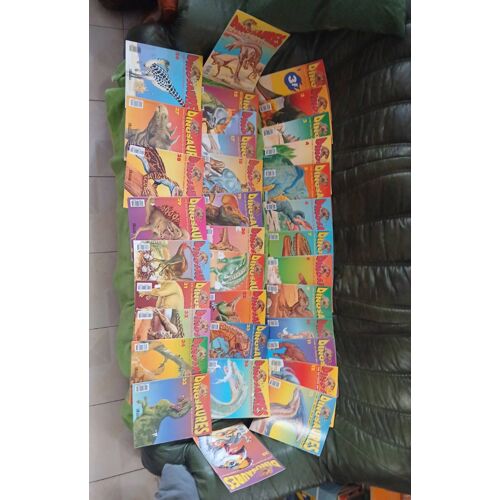 Dinosaures Lot De 34 Revues Atlas Du Numero 1 Au 33.