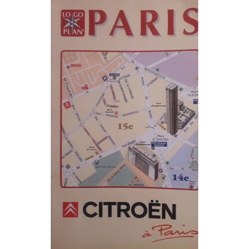 Logo Plan Paris - Citroën À Paris - 2003