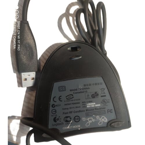 Récepteur Logitech Fast RF Cordless Mouse Receiver – USB – Modèle C-BN4
