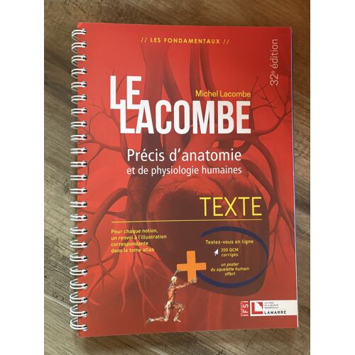 Le Lacombe - Précis D’Anatomie Et De Physiologie Humaines - Michel Lacombe 
