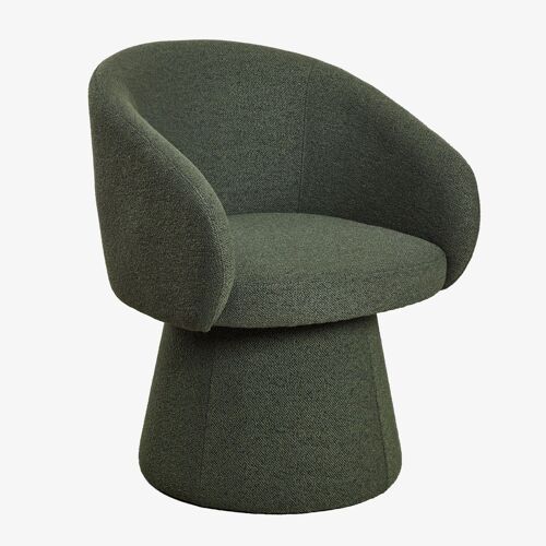 Fauteuil pivotant rembourré Flavian