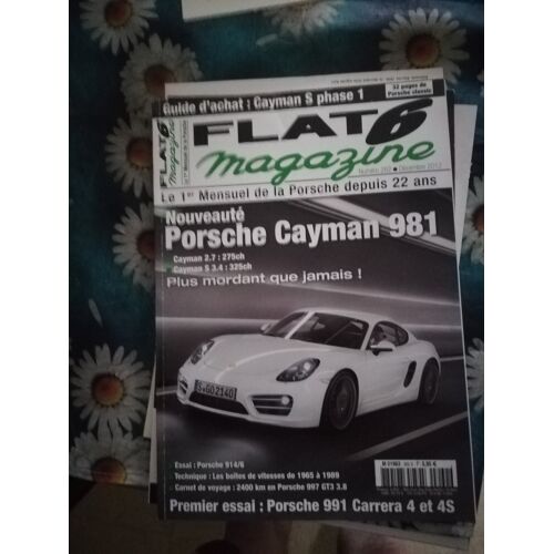 Flat 6 262 De 2012 911 Carrera 4,4s,Cayenne S Diesel,997 Gt3 3.8,Cayman S,Techart Gt Street R,Carrera 2.7 Targa,914/6