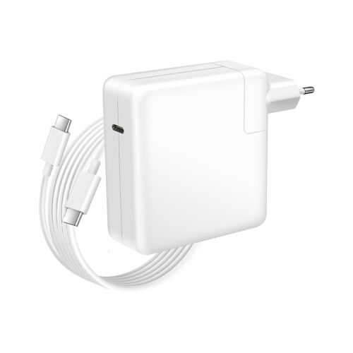 Chargeur pour MacBook Pro 13'' 2016-2020 USB-C 96W + Câble 1,8m Blanc