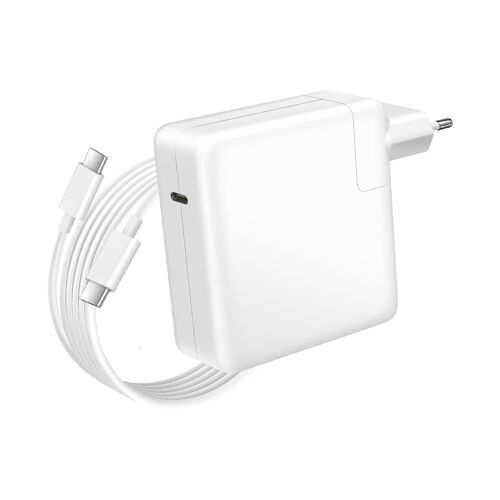 Chargeur pour Dell XPS 15 2019+ USB-C 96W + Câble 1,8m Blanc
