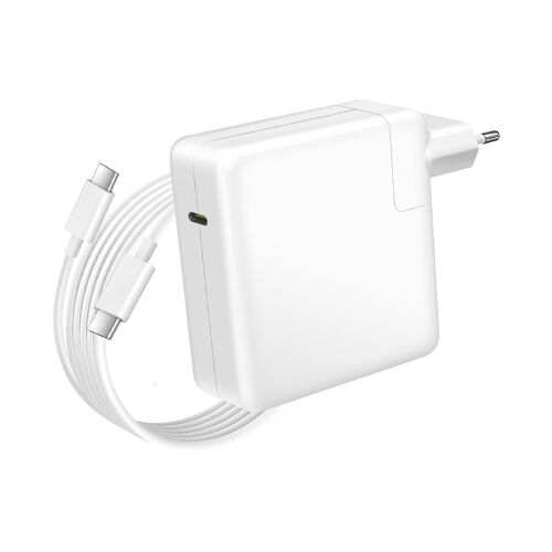Chargeur pour Dell XPS 15 2019+ USB-C 96W + Câble 1,8m Blanc