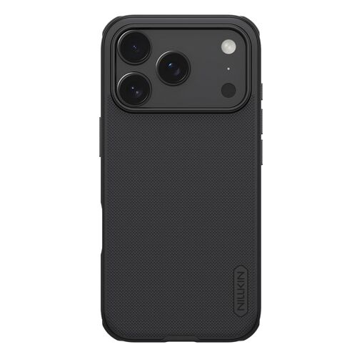 Coque pour iPhone 17 Pro Magnétique Modèle Super Frosted Pro Antichoc Nillkin Noir